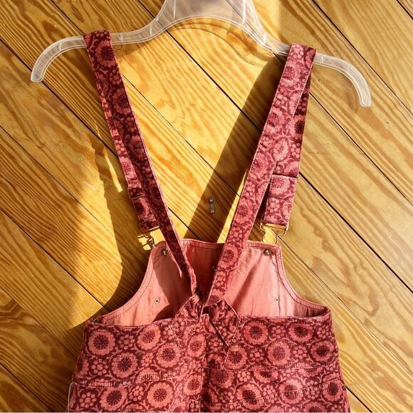 Anthropologie Pilcro Corduroy Overalls Relaxed Print - Picture 7 of 10